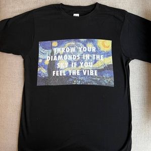 Kanye West Lyric Graphic Tee | Diamonds in the Sky | Van Gogh 💎